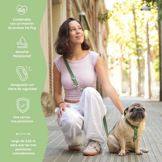 Handsfree Waterproof Leash - Green