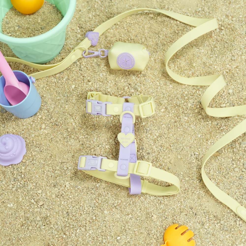 Adjustable Waterproof Harness Yellow - Purple