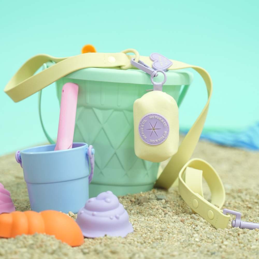 Yellow - Lilac Bag Holder