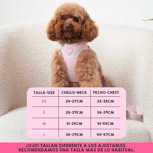 Pink Tweed Body Harness