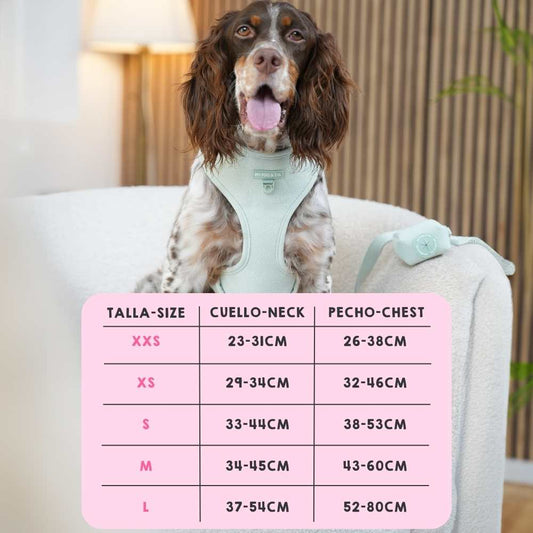 Green Tweed Adjustable Harness