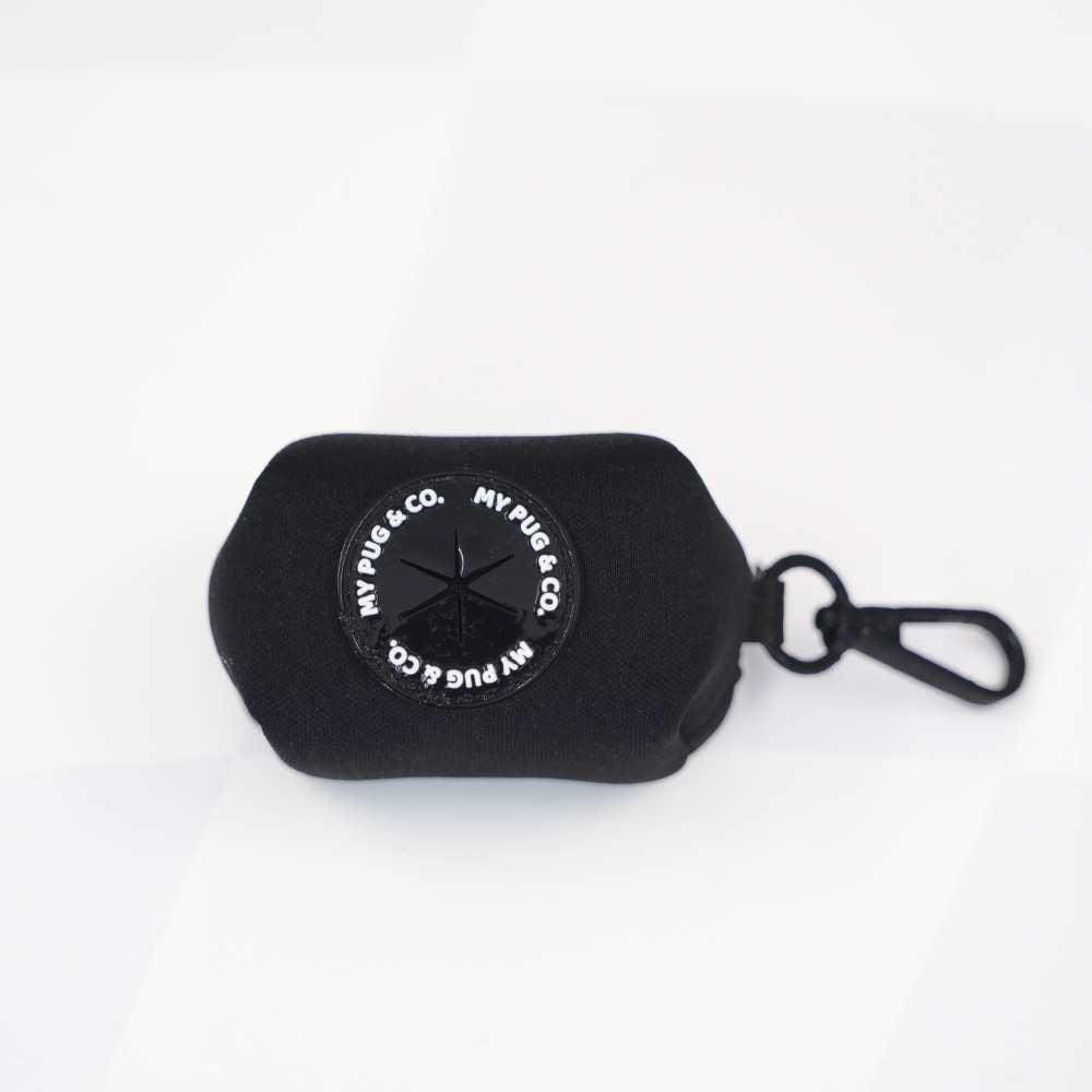 Schwarzer Taschenhalter