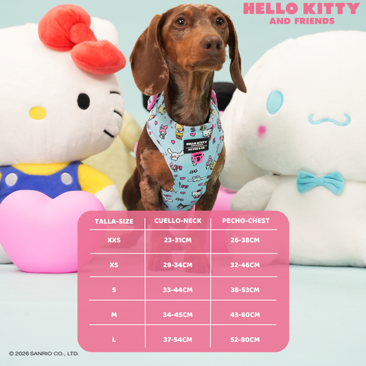 Verstellbares Hundegeschirr Hello Kitty and Friends