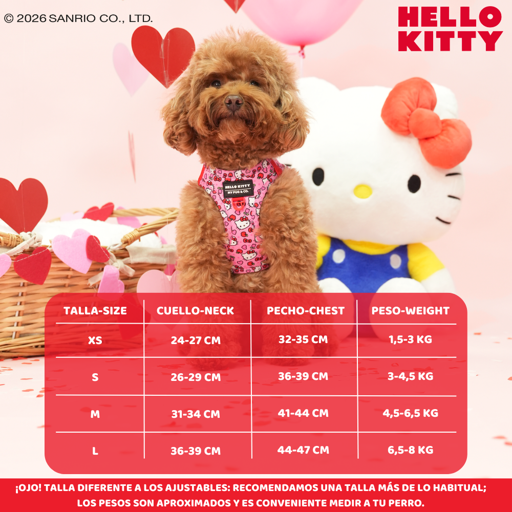 Pack Arnés Body Hello Kitty Pink