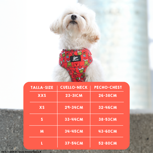 Arnés Ajustable The Grinch Rojo