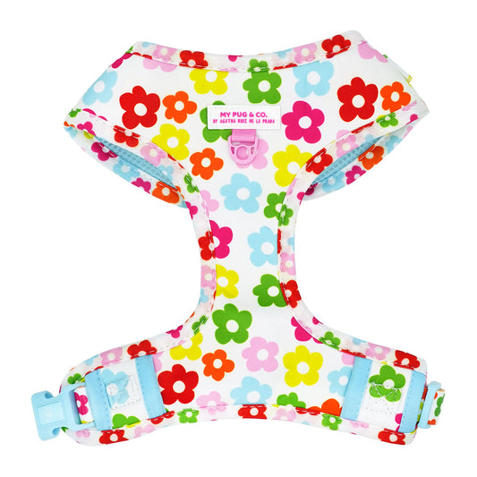 Flowers Adjustable Harness My Pug & Co by Agatha Ruiz de la Prada