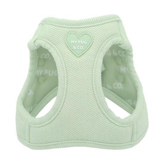 Green Tweed Step In Harness