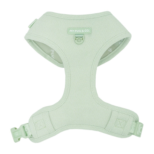 Green Tweed Adjustable Harness