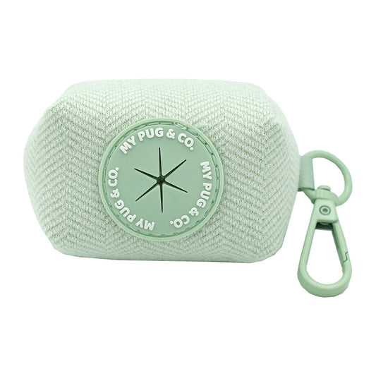 Green Tweed Bag Holder