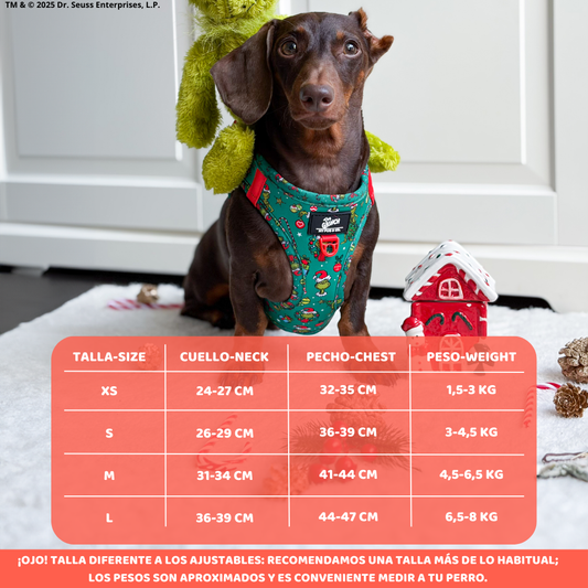 Arnés Body The Grinch Verde