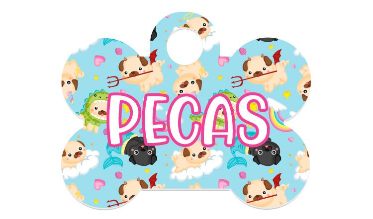 Chapas Hueso - MyPug&Co