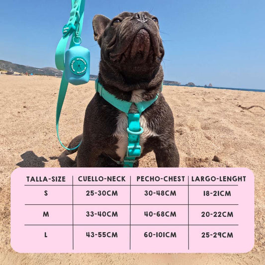 Adjustable Waterproof Harness Turquoise - Green
