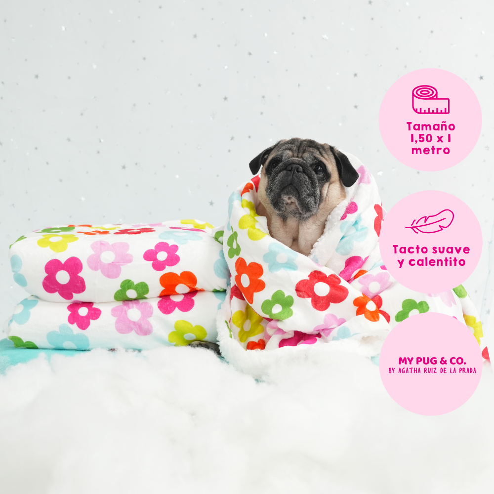 Flores Blanket by Agatha Ruiz de la Prada