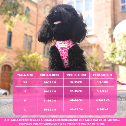 Step-in Hundegeschirr Farbenfrohe Blumen von Agatha Ruiz de la Prada
