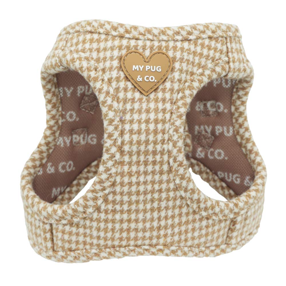 Harnais Step-In Pied-de-poule Caramel