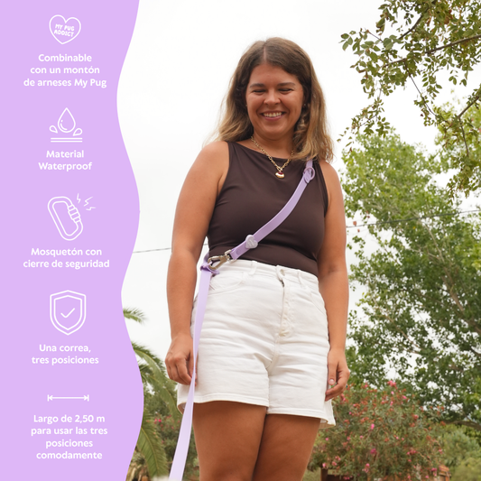 Handsfree Waterproof Leash - Purple