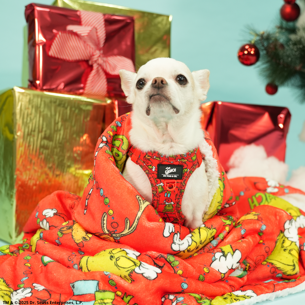 Manta The Grinch Rojo