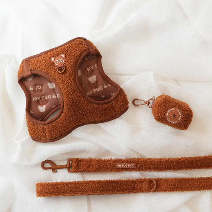 Pack Arnés Body Teddy Marrón