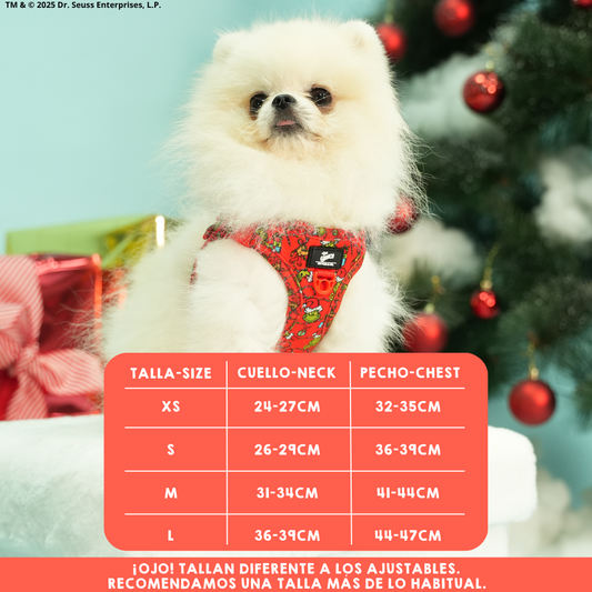 Arnés Body The Grinch Rojo