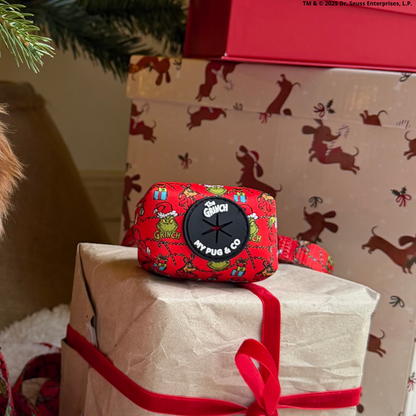 Porta Bolsas The Grinch Rojo