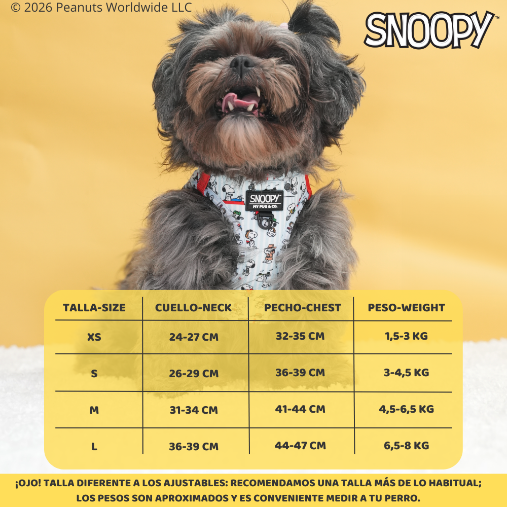 Step-in Hundegeschirr Many Faces von Snoopy™️