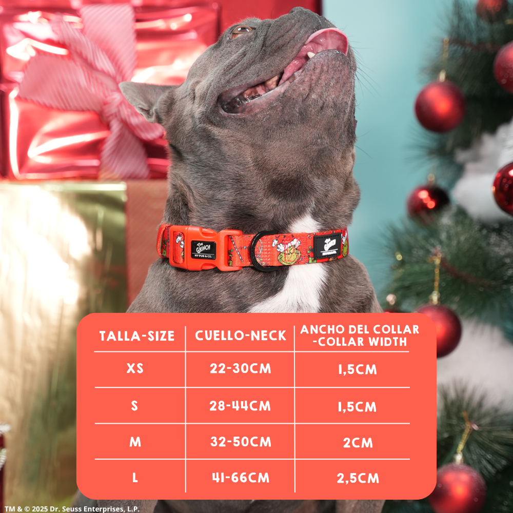 Collar The Grinch Rojo