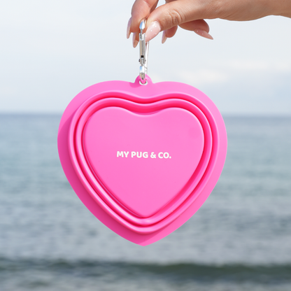 Pink Foldable Drinking Fountain