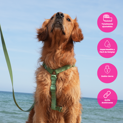 Arnés Ajustable Waterproof Verde