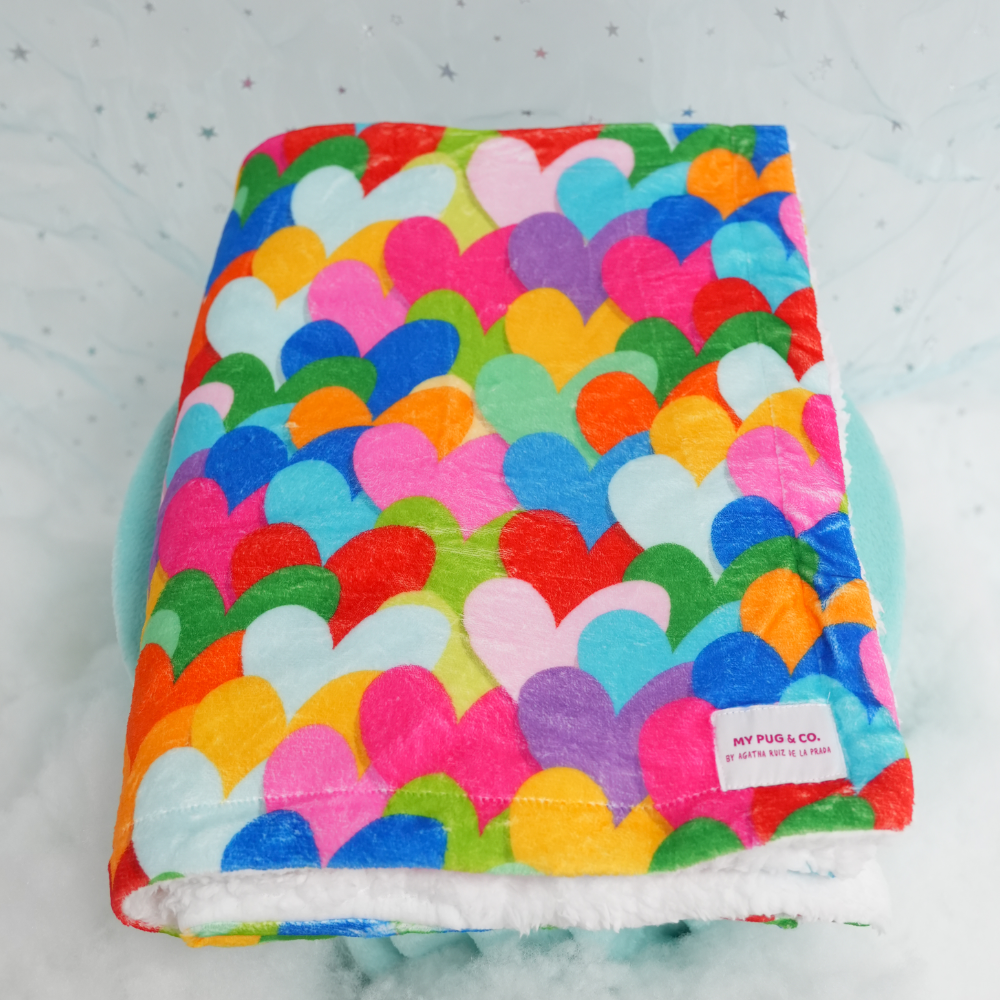 Manta Corazones Pop by Agatha Ruiz de la Prada