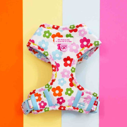 Arnés Ajustable Flores My Pug & Co by Agatha Ruiz de la Prada