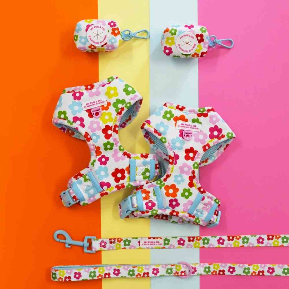 Arnés Ajustable Flores My Pug & Co by Agatha Ruiz de la Prada