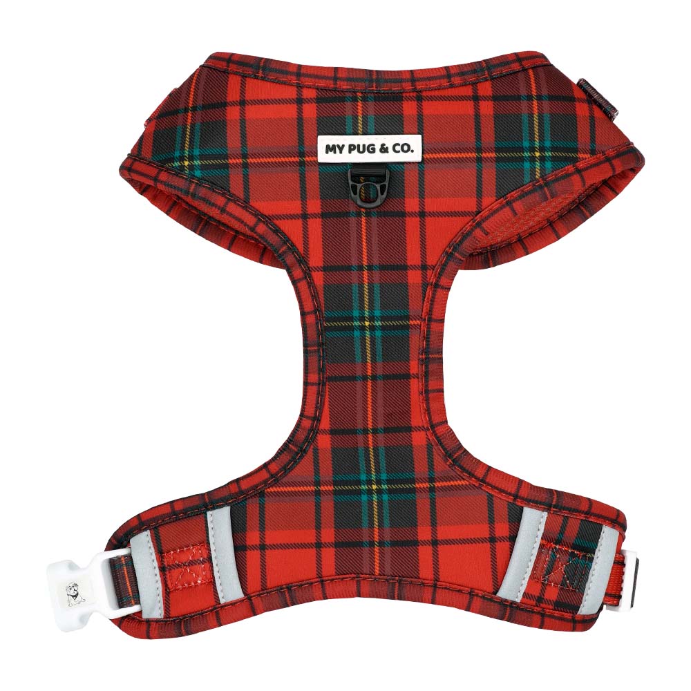 Arnés Ajustable Christmas Plaid