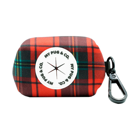 <tc>Plaid Poop Bag Holder </tc>