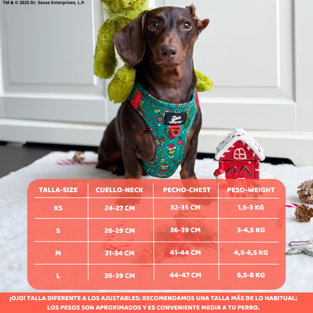 Arnés Body The Grinch Verde