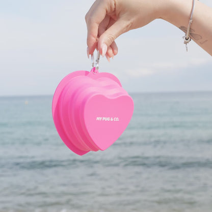 Pink Foldable Drinking Fountain