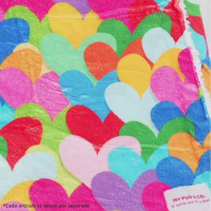 Manta Corazones Pop by Agatha Ruiz de la Prada