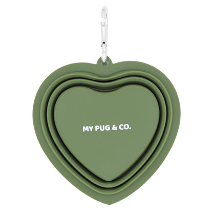 Bebedero Plegable Color Verde