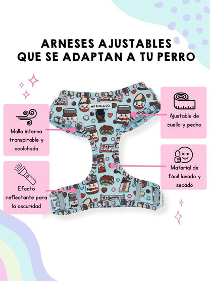Arnés Ajustable Pugtella - MyPug&Co