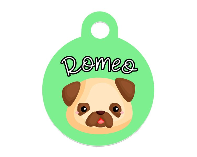 Chapas Dog-Retrato - MyPug&Co