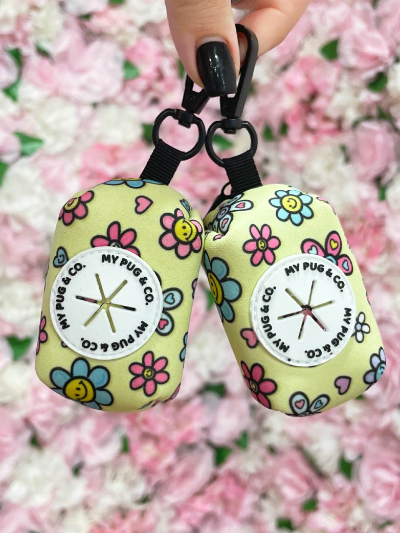 Porta Bolsas Happy Flowers - MyPug&Co