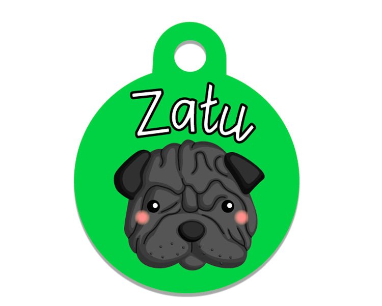 Chapas Dog-Retrato - MyPug&Co