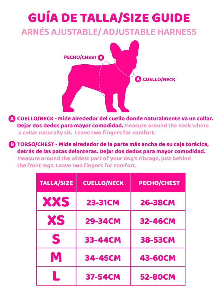 Arnés Ajustable Every Daisy - MyPug&Co