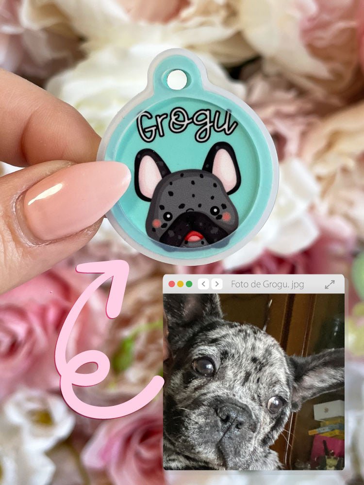 Chapa Totalmente Personalizada - MyPug&Co